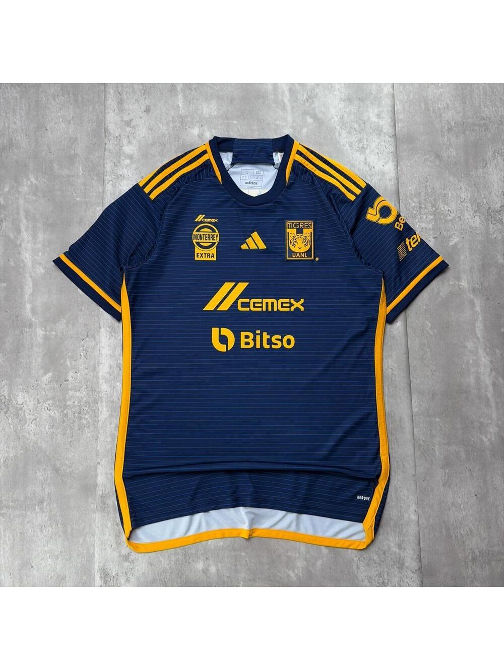 Y2K Adidas Tigres UANL 2023/24 Away Liga MX Futbol Jersey